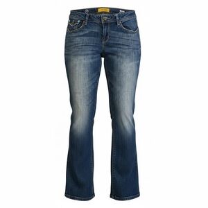 MEK Denim Naxos Bootcut Jeans Women’s Size 27 Blue Low Rise Y2K Flare